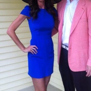 NAVEN royal blue mini dress size S